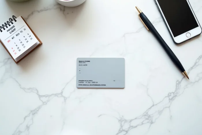 Carte nationale d'identité française posée sur un bureau avec un calendrier pour vérifier la date de validité